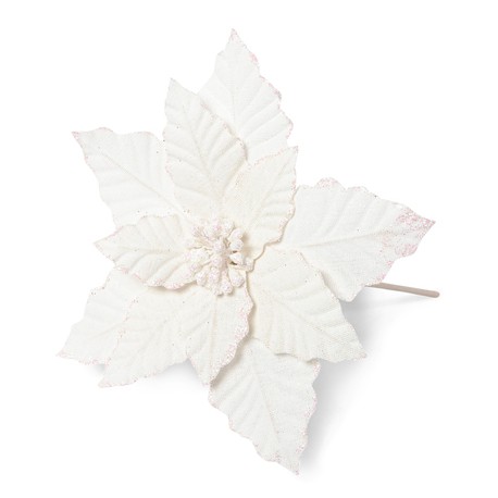 Fleur de noël paillettes
