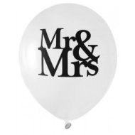 8 Ballons Mr & Mrs