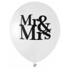 8 Ballons Mr & Mrs