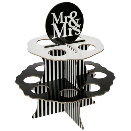 Présentoir Mr & Mrs 12 boules de 5 cm