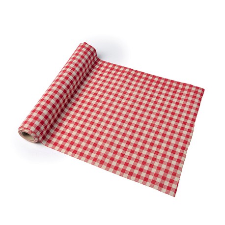 Chemin de table Vichy Rétro