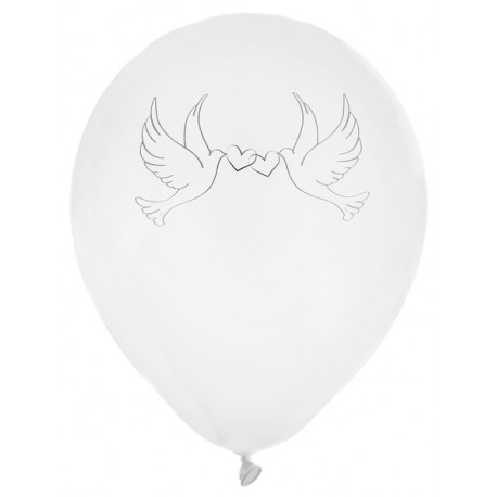 8 Ballons colombes