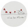 50 Confettis Vive les mariés