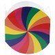 6 Ronds de serviette Arc-en-ciel