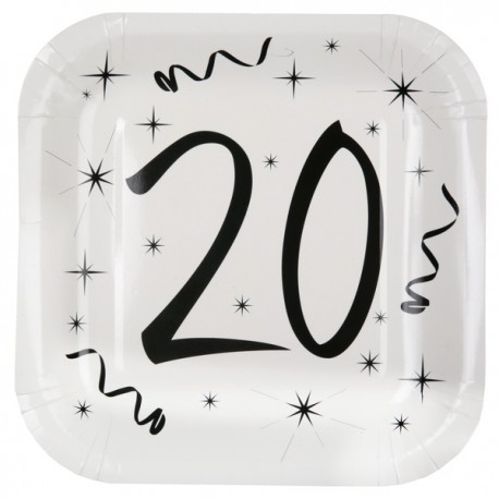 Assiettes 20 ans