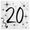 20 Serviettes 20 ans