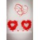 6 Sets de table Saint-Valentin