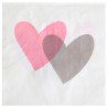 20 Serviettes Coeurs