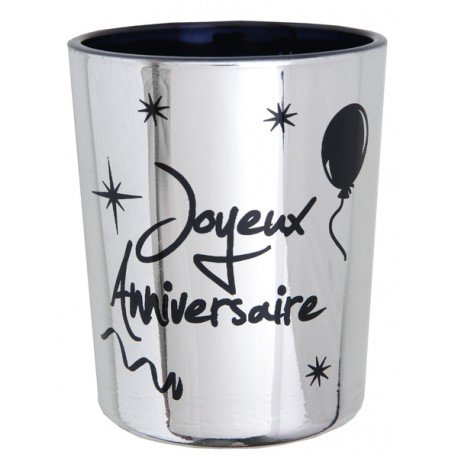 Photophore Joyeux anniversaire