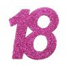 6 Confettis pailleté Anniversaire 18 ans