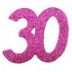 6 Confettis pailleté Anniversaire 30 ans