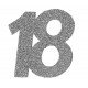 6 Confettis pailleté Anniversaire 18 ans