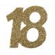 6 Confettis pailleté Anniversaire 18 ans