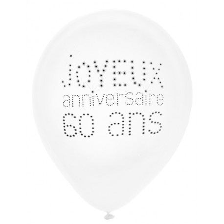 Ballon Artifice 60 ans