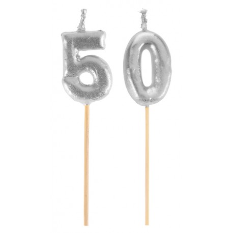 Pique bougie Joyeux Anniversaire 50 ans