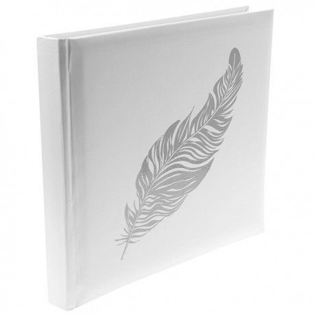 Livre d'or plume pailletée