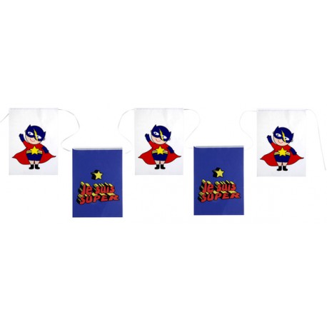 Banderole Super héros boy