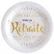 10 Assiettes Vive la retraite