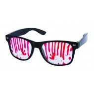 Lunettes plastique - verres sanglants