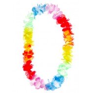 Collier hawaïen multicolore