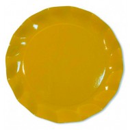 SOUS ASSIETTE 32.4CM JAUNE X 5