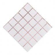 Serviettes Carreaux Rose Gold