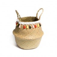 Panier Tressé Coton Folk