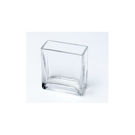 Vase verre rectangle