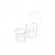 Set 2 Paniers Ronds Métal