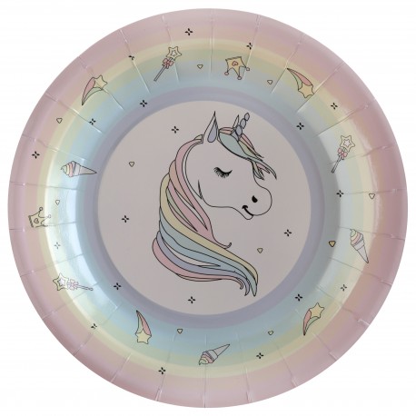 Assiette Licorne