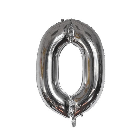 Ballon Chiffre Argent