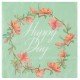 Serviette Happy Day Multicolore