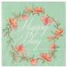 Serviette Happy Day Multicolore