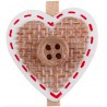 6 Coeurs sur pince