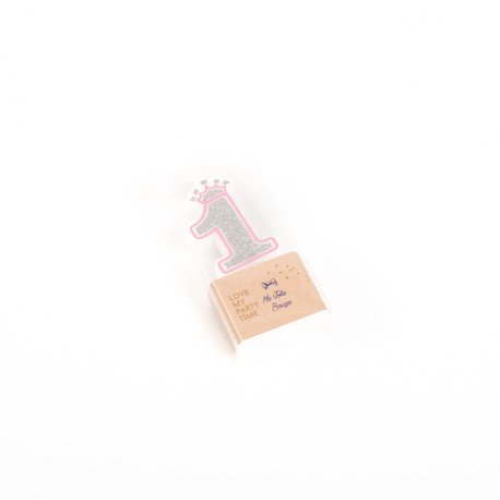 Bougie Chiffre 1 Princesse