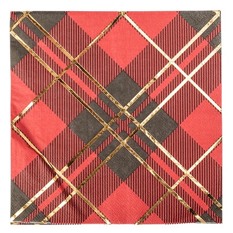 Serviettes Tartan