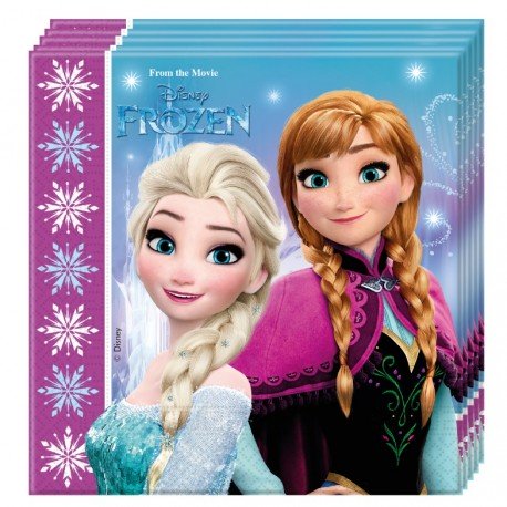 Serviettes Reine des Neiges