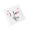 Serviettes I Love You