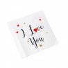 Serviettes I Love You