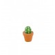 Sachet 2 Mini Cactus Résine Boule 5x3.5cm