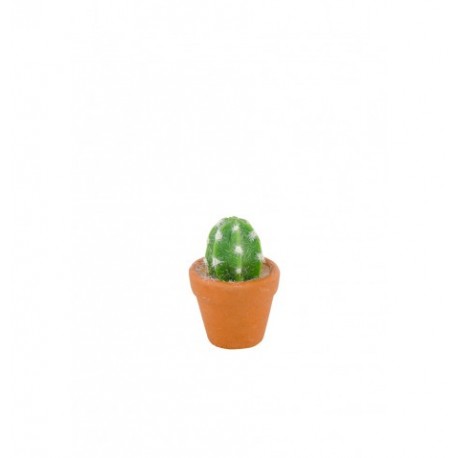 Sachet 2 Mini Cactus Résine Boule 5x3.5cm