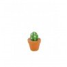 Sachet 2 Mini Cactus Résine Boule 5x3.5cm