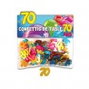 Confettis de Table 70ans Multicolore