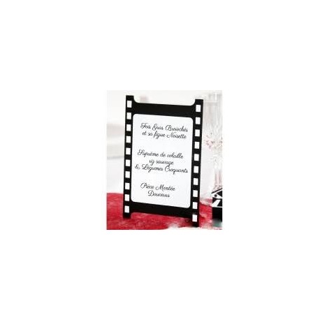 Ardoise Menu Film Pellicule