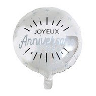Ballon Alu Anniversaire Etincellant