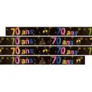 Bannière Métallisée 70ans