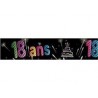 Bannière Métallisée 18ans