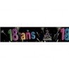 Bannière Métallisée 18ans