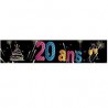 Bannière Métallisée 20ans
