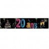 Bannière Métallisée 20ans